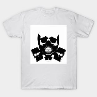 skull in gas mask T-Shirt